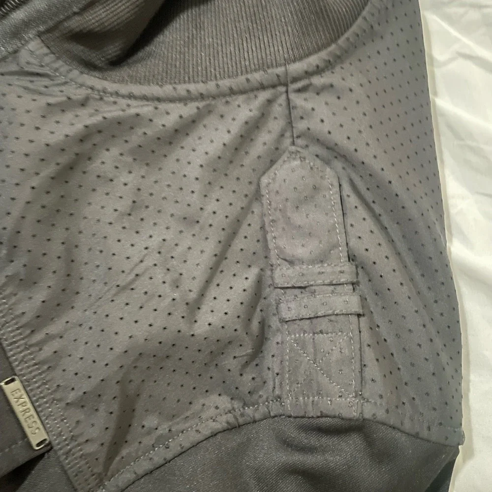 Express Men's Black Military Jacket